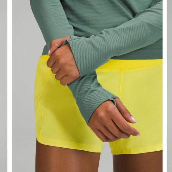 NWT Lululemon Swiftly Tech Long Sleeve Shirt Race Length Tidewater Teal size 4 - Picture 3 of 6